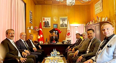 TBMM İdare Amirimiz Sn Ali ŞAHİN'i makamında ziyaret ettik